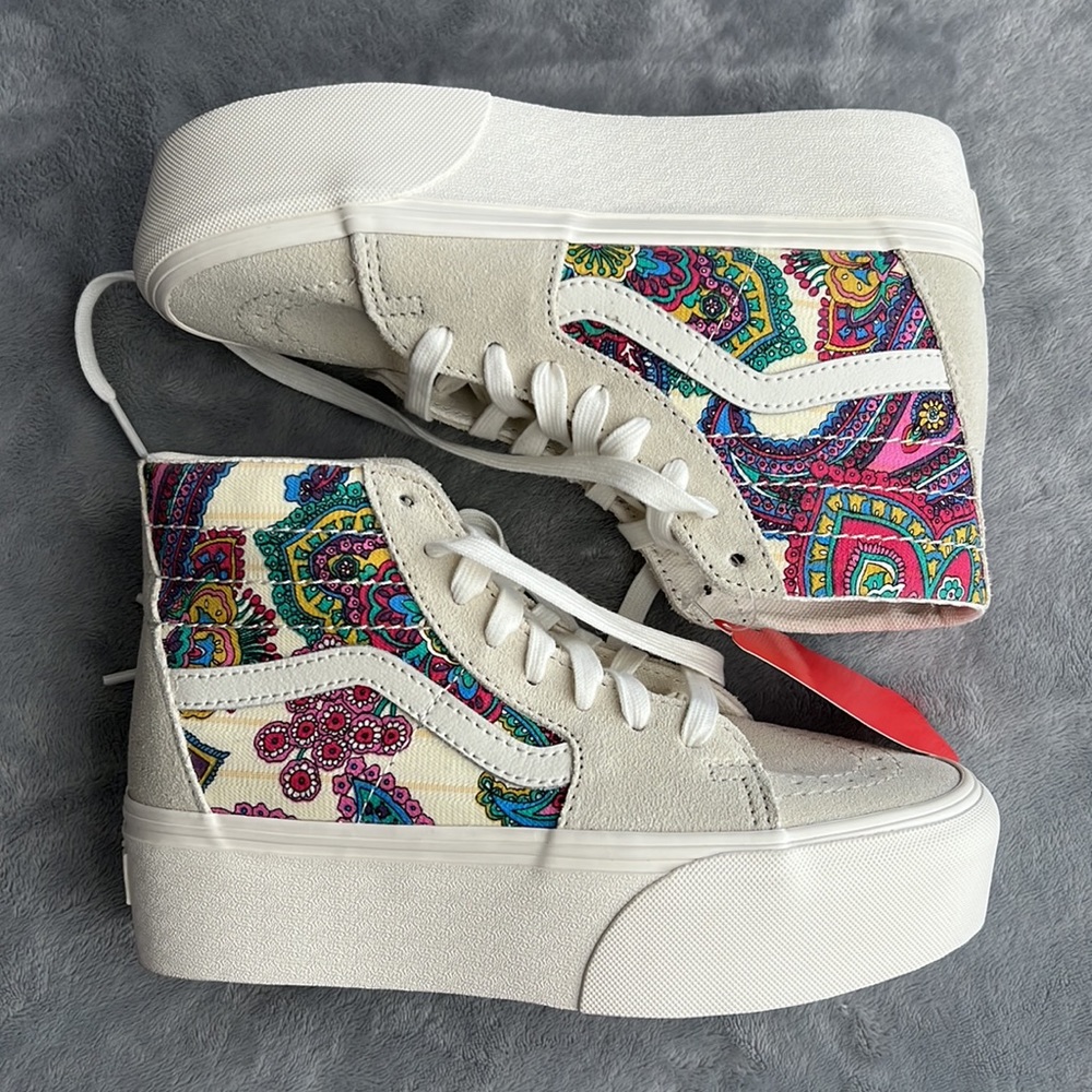 🎯NWOB Vans Sk8-Hi Tapered Stackform Multi Size 5.5 - Picture 3 of 12